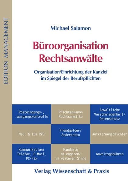 Büroorganisation Rechtsanwälte.