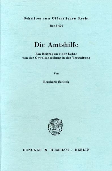 Die Amtshilfe.