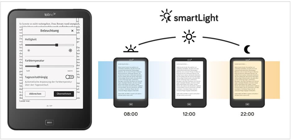 smartLight - Farbanpassung der Beleuchtung nach Tageszeit