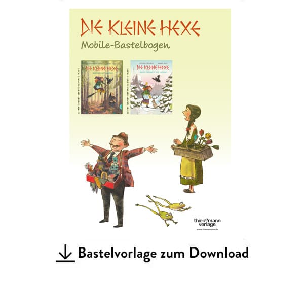 tsr Bastelvorlage Kleine Hexe