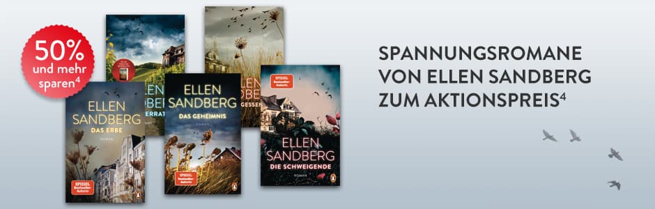 Spannungsromane von Ellen Sandberg zum Aktionspreis bei Hugendubel