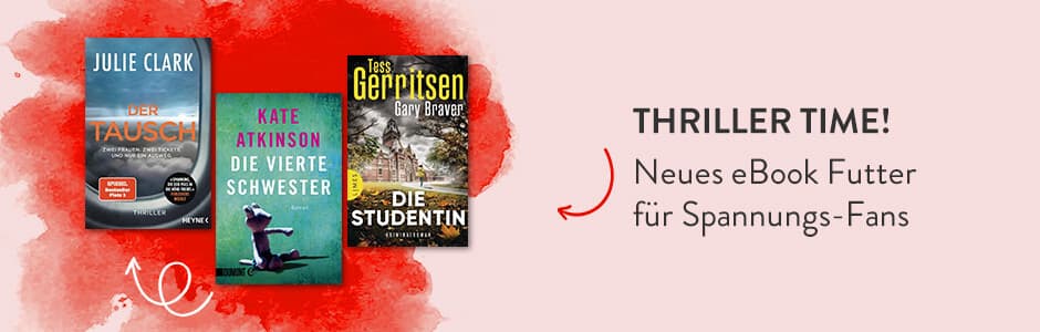 Thriller Time! Neue eBooks für Spannungs-Fans bei Hugendubel