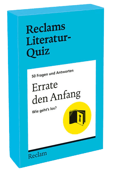 Errate den Anfang. Wie geht's los? 50 Fragen und Antworten für Büchermenschen
