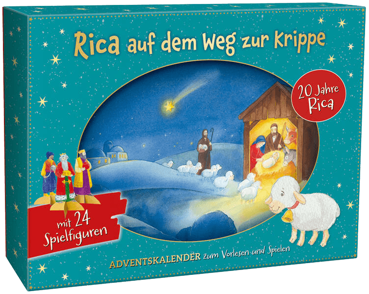 Rica auf dem Weg zur Krippe