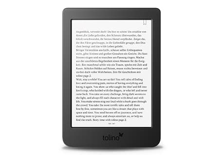 tolino page 2: Lesen wie auf Papier, aber leichter als ein Taschenbuch