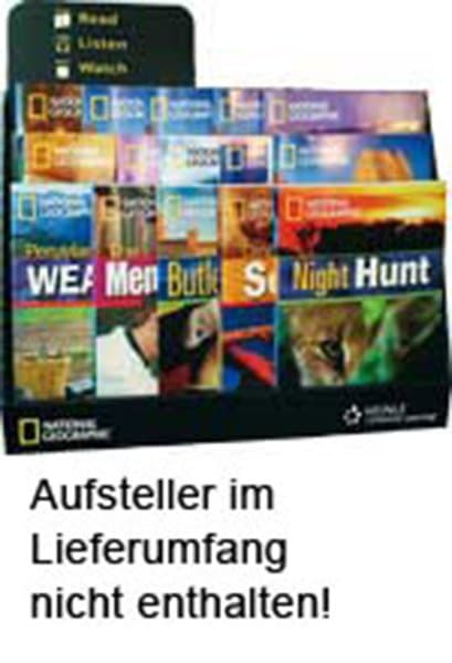 National Geographic Readers Class Library Set NEW Level 7, m. 1 Audio-CD, m. 10 Buch, m. 1 DVD