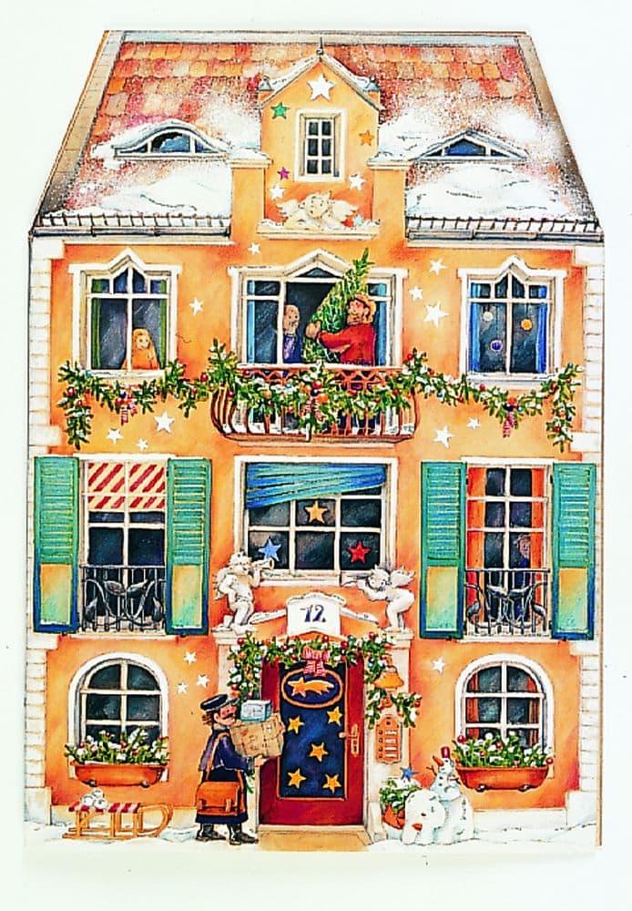 Aufstell-Adventskalender - Im Weihnachtshaus