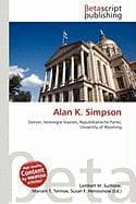 Alan K. Simpson: Denver, Vereinigte Staaten, Republikanische Partei, University of Wyoming