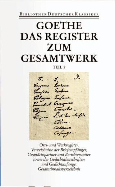 Sämtliche Werke. Briefe, Tagebücher und Gespräche. Vierzig Bände, 2 Teile