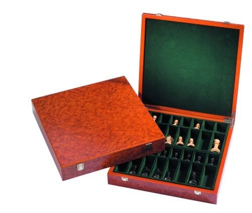 Schachfigurenbox Exklusiv, 420x420x75 mm