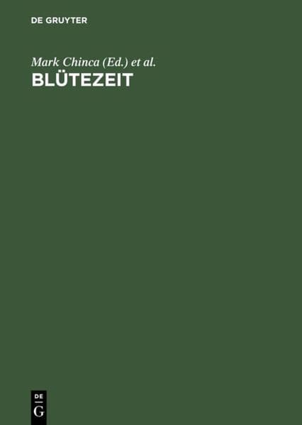 Blütezeit: Festschrift für L. Peter Johnson zum 70. Geburtstag