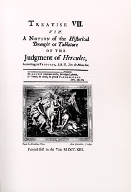 Shaftesbury (Anthony Ashley Cooper): Standard Edition / I. Works: Aesthetics. Band 5: Second Characters u.a.: Schriften zur Kunst: A Letter Concerning Design / Ein Brief über die bildnerische Darstellung; The Judgment of Hercules / Das Urteil des Herkules; Plasticks; Raisonnement sur le Tableau du Jugement d'Hercule; Letters & Billets on Hercules; Plasticks (Draf
