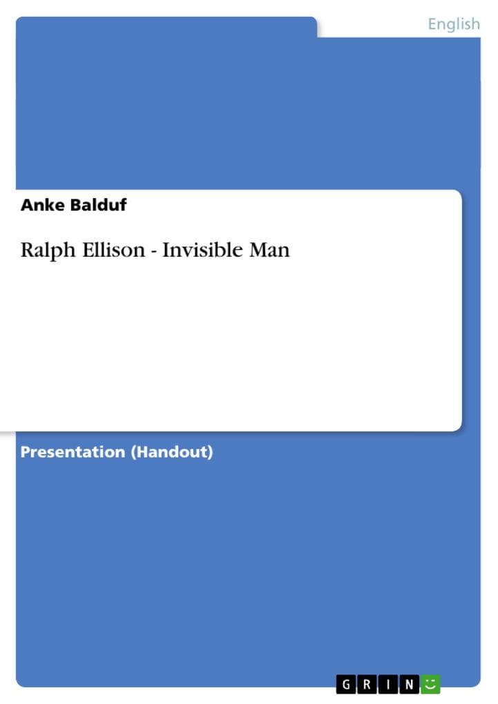 Ralph Ellison - Invisible Man