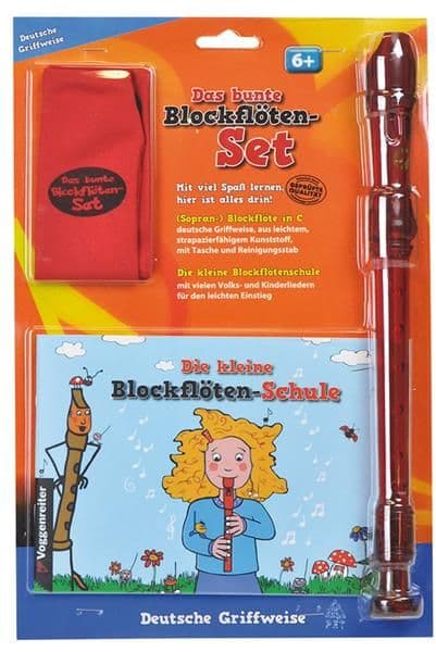 Voggenreiter - Das bunte Blockflöten-Set, deutsche Griffweise
