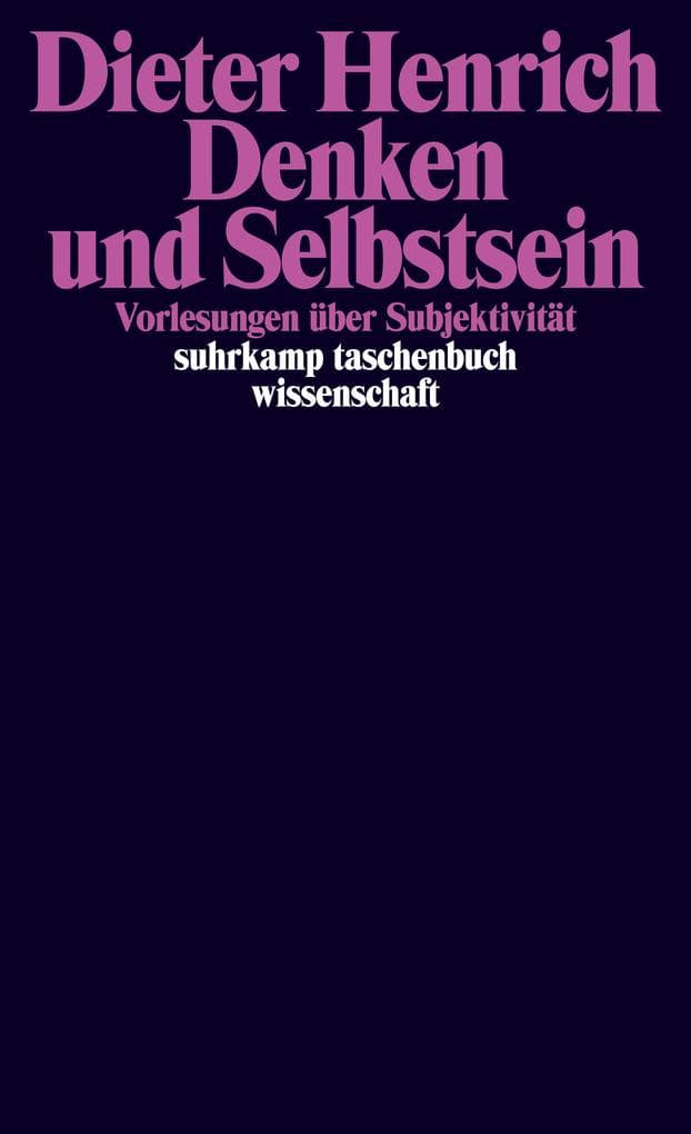 Denken und Selbstsein