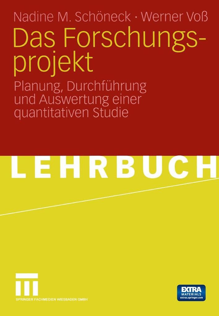 Das Forschungsprojekt: Planung, Durchführung und Auswertung einer quantitativen Studie