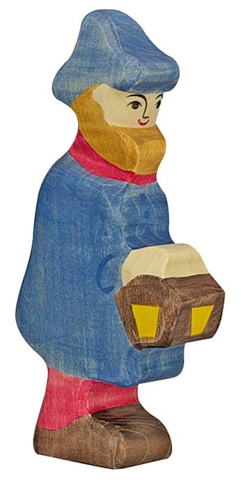 Holztiger 80292 - Hirte mit Lampe