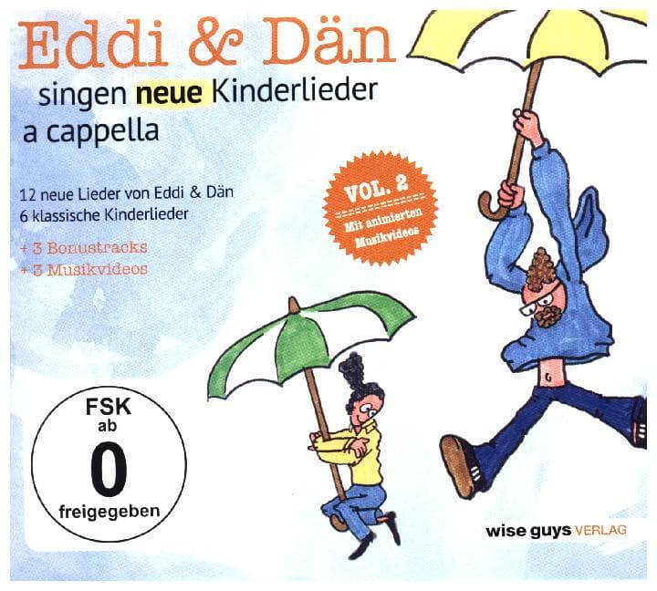 Eddi & Dän singen neue Kinderlieder A Cappella Vol. 2