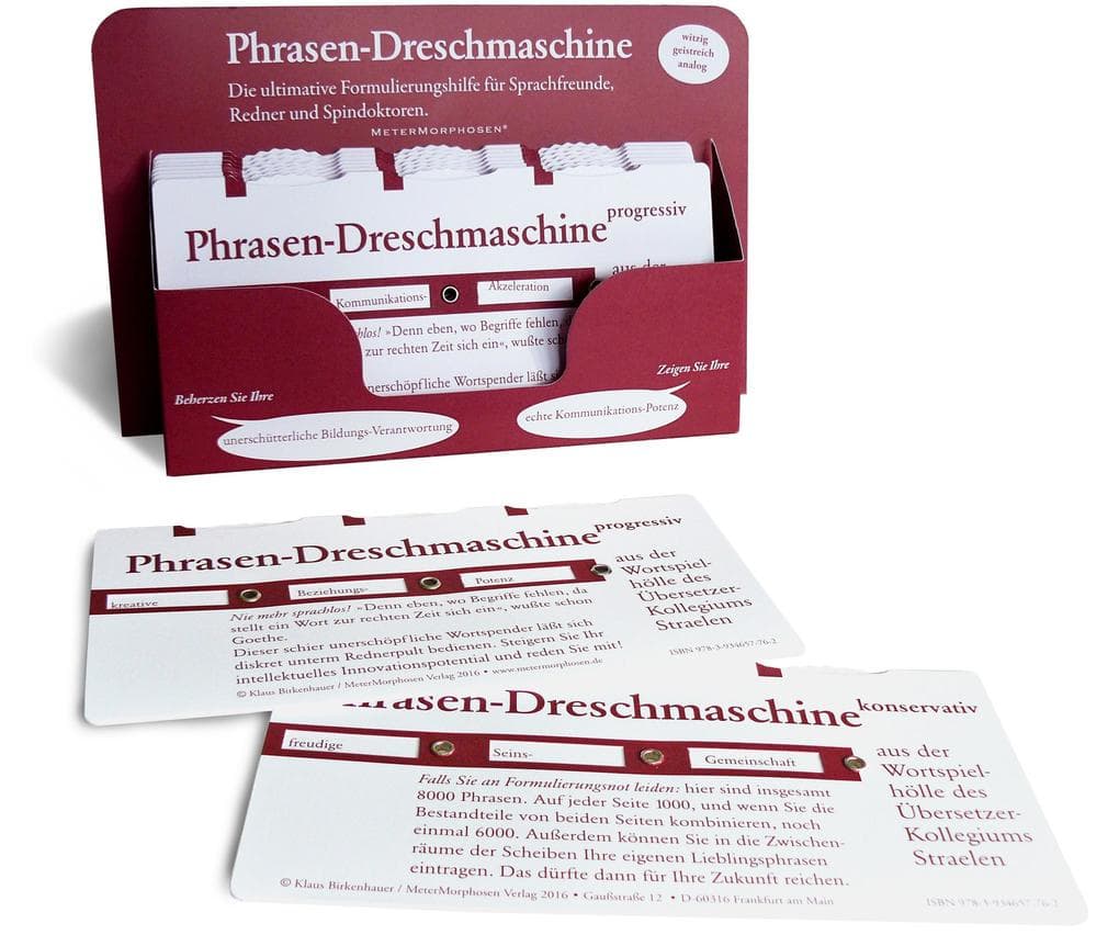Phrasendreschmaschine
