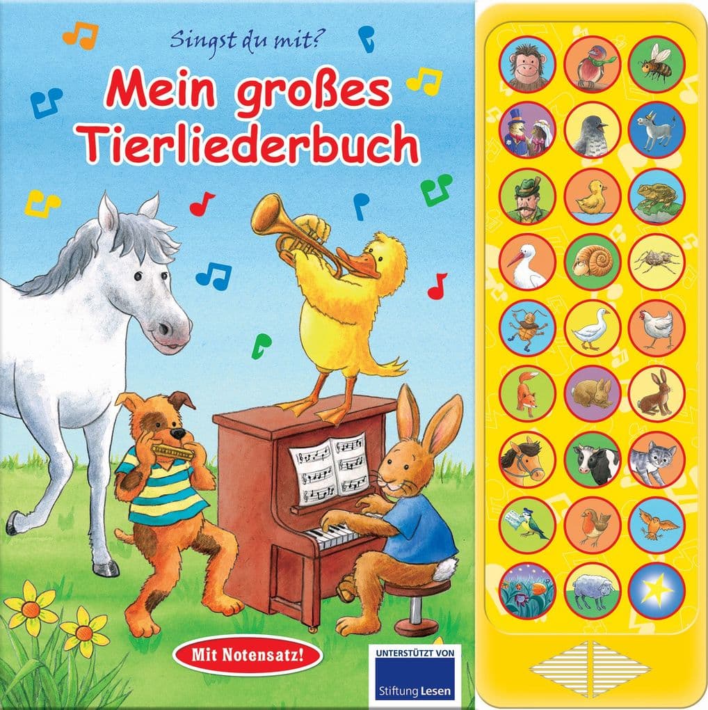 Mein großes Tierliederbuch - 27-Button-Soundbuch