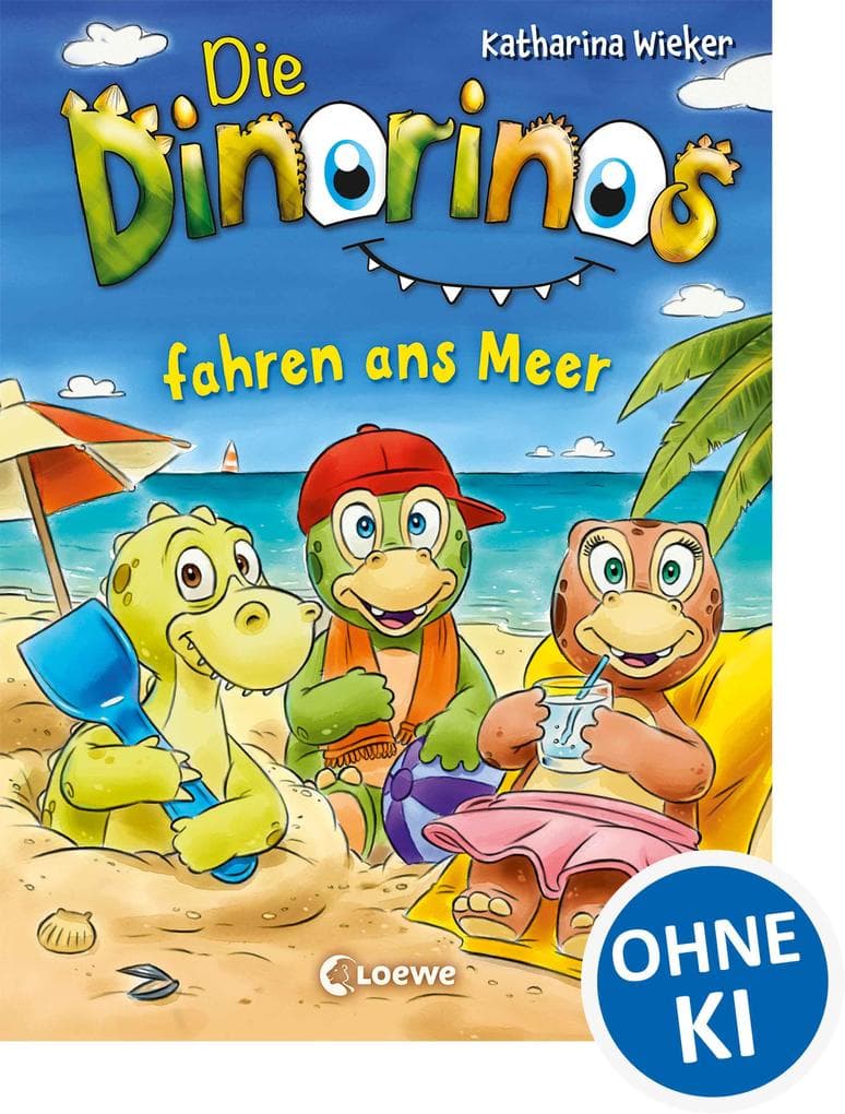 Die Dinorinos fahren ans Meer (Band 4): Lustiges Kinderbüch mit Dinosauriern zum Vorlesen und ersten Selberlesen ab 7 Jahre