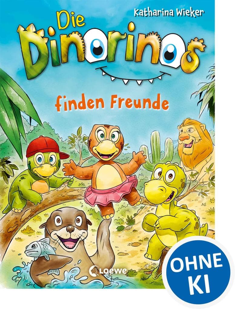 Die Dinorinos finden Freunde (Band 3): Lustiges Kinderbüch mit Dinosauriern zum Vorlesen und ersten Selberlesen ab 7 Jahre