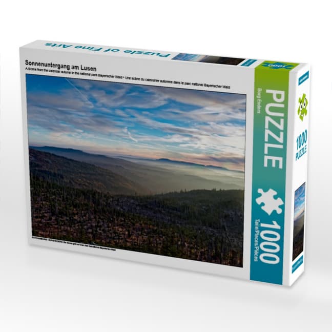 Sonnenuntergang am Lusen (Puzzle)