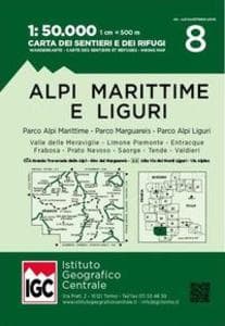 Wanderkarte 8 Alpi Liguri