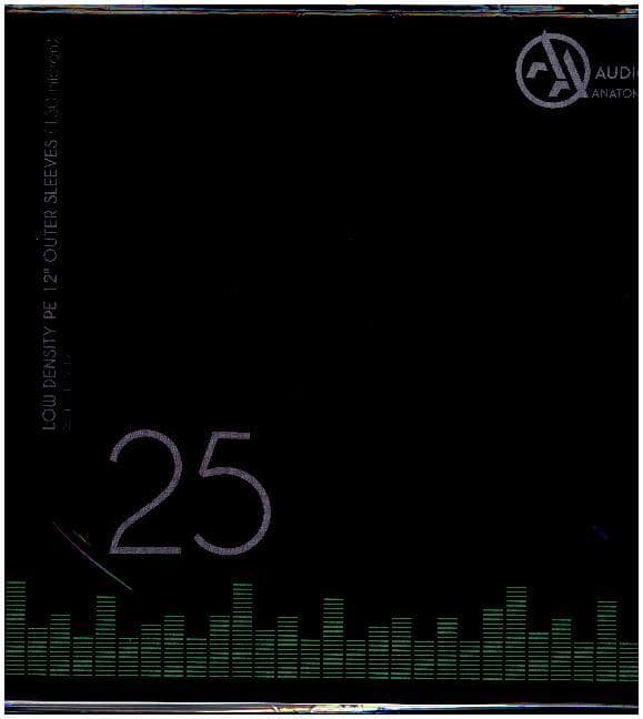 LP Schutzhüllen, PE, 130 Micron - 25 Stück: Outer Sleeves - 25 x 12" PE Low Density Outer Sleeves (130 Micron)