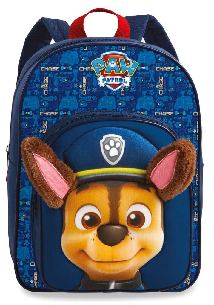 Fabrizio - Paw Patrol Kinderrucksack mit 3D Polsterung und lustigen Stoffohren