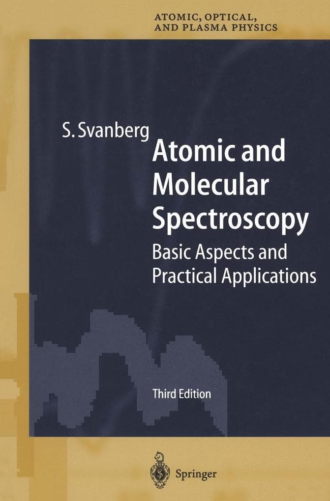 Atomic and Molecular Spectroscopy
