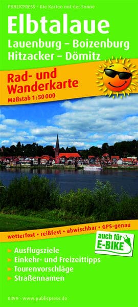 Elbtalaue, Lauenburg - Boizenburg, Hitzacker - Dömitz 1:50 000