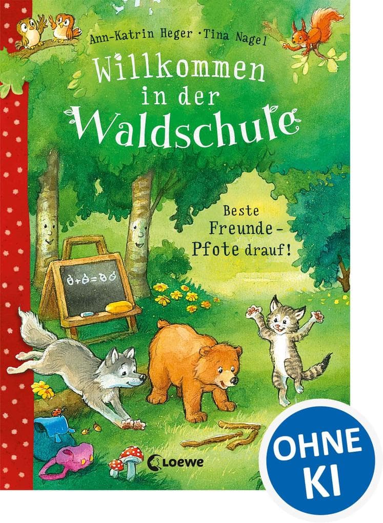 Willkommen in der Waldschule (Band 1) - Beste Freunde - Pfote drauf!: Vorlesebuch für Kinder ab 5 Jahre