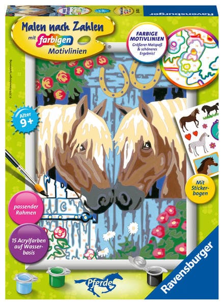 Ravensburger - Malen nach Zahlen - Treue Pferde