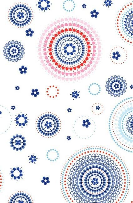 Schreibwandel Notizbuch "rot-blaue Mandalas"