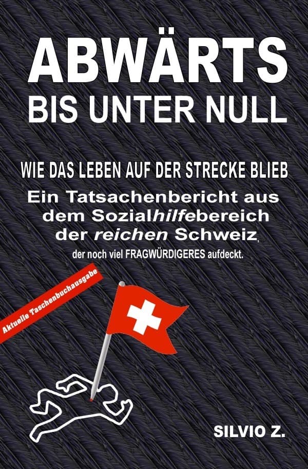 Abwärts - bis unter Null im Taschenbuchformat: Ein Tatsachenbericht aus dem Sozialhilfebereich der reichen Schweiz, welcher noch viel FRAGWÜRDIGERES aufdeckt.