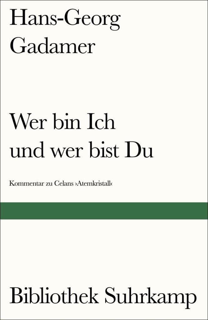 Wer bin Ich und wer bist Du?