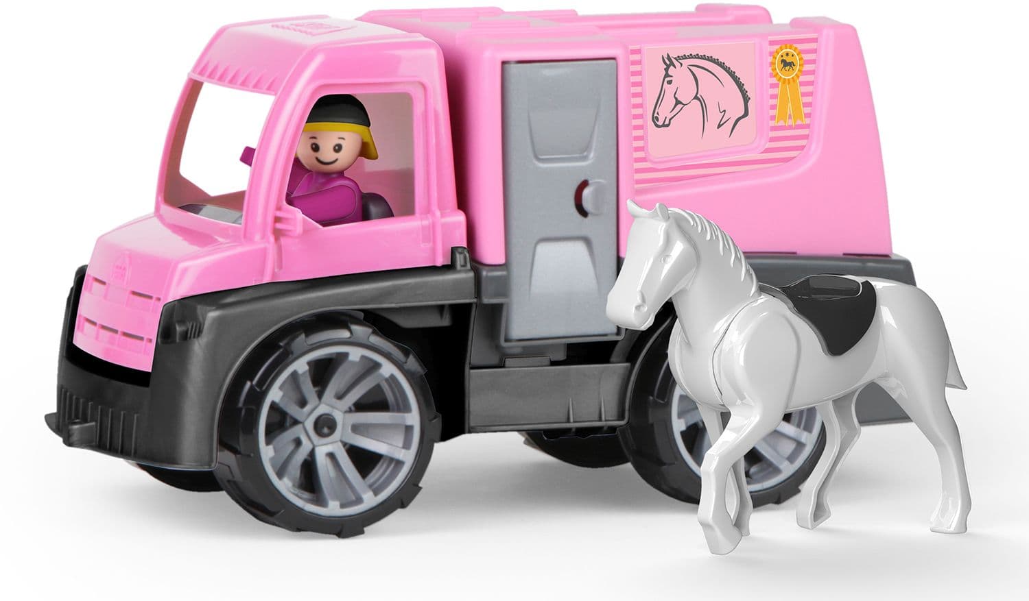 Lena - Truxx Pferdetransporter mit Zubehör, Schaukarton