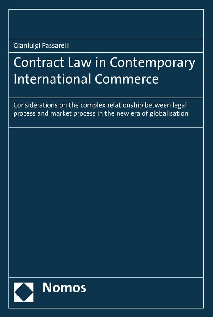 Contract Law in Contemporary International Commerce