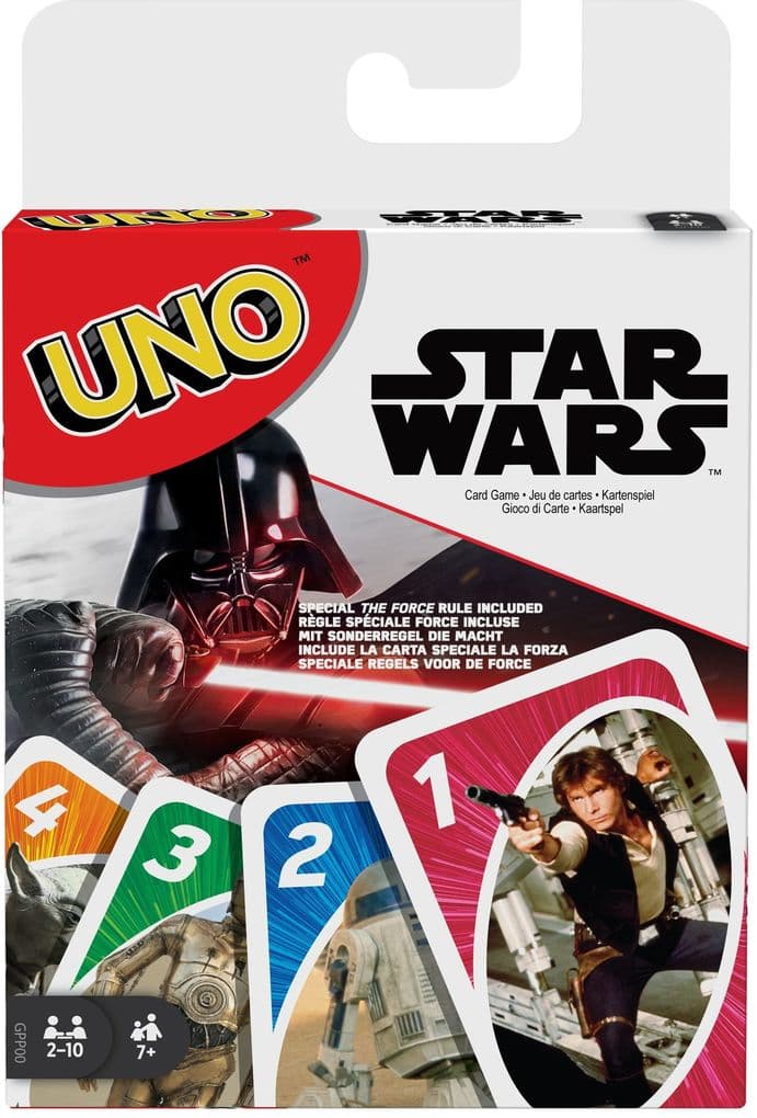 Mattel Games - UNO Star Wars, Kartenspiel, Gesellschaftsspiel, Familienspiel