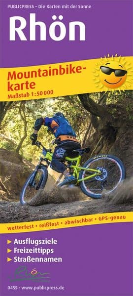 Mountainbikekarte Rhön 1 : 50 000
