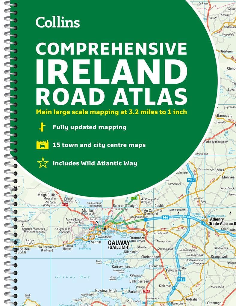 COMP ROAD ATLAS IRELAND SPIRAL