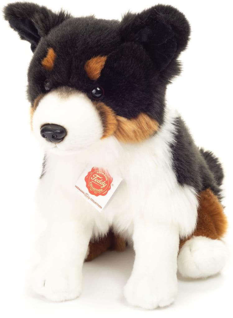 Teddy-Hermann - Tri-Color Border Collie sitzend 30 cm