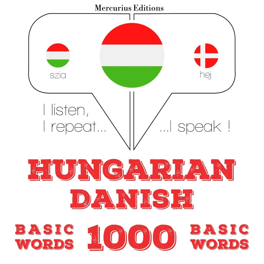 Magyar - dán: 1000 alapszó