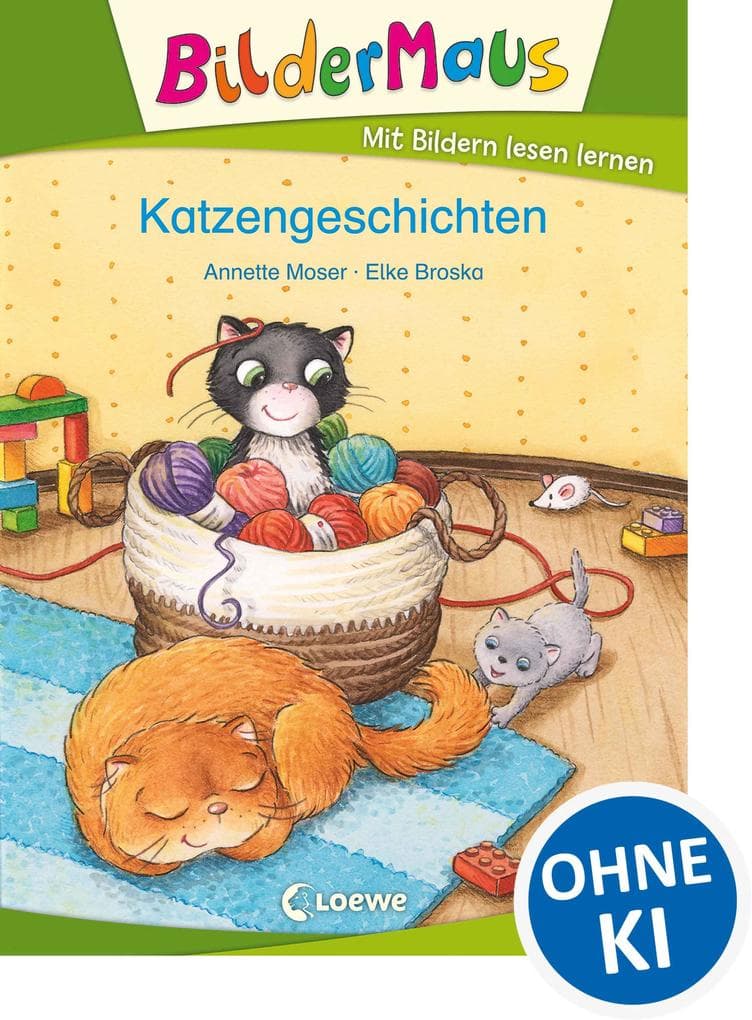 Bildermaus - Katzengeschichten: Mit Bildern lesen lernen - Ideal für die Vorschule und Leseanfänger ab 5 Jahre