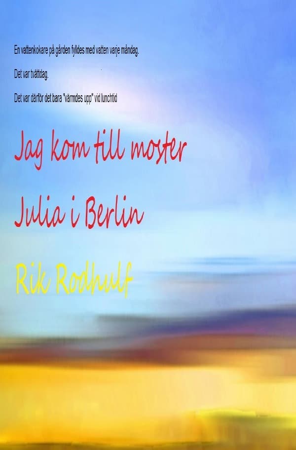 Jag kom till moster Julia i Berlin: Gråtande vinkade kvinnan till sin skadade man. En syster sa att det blir bra