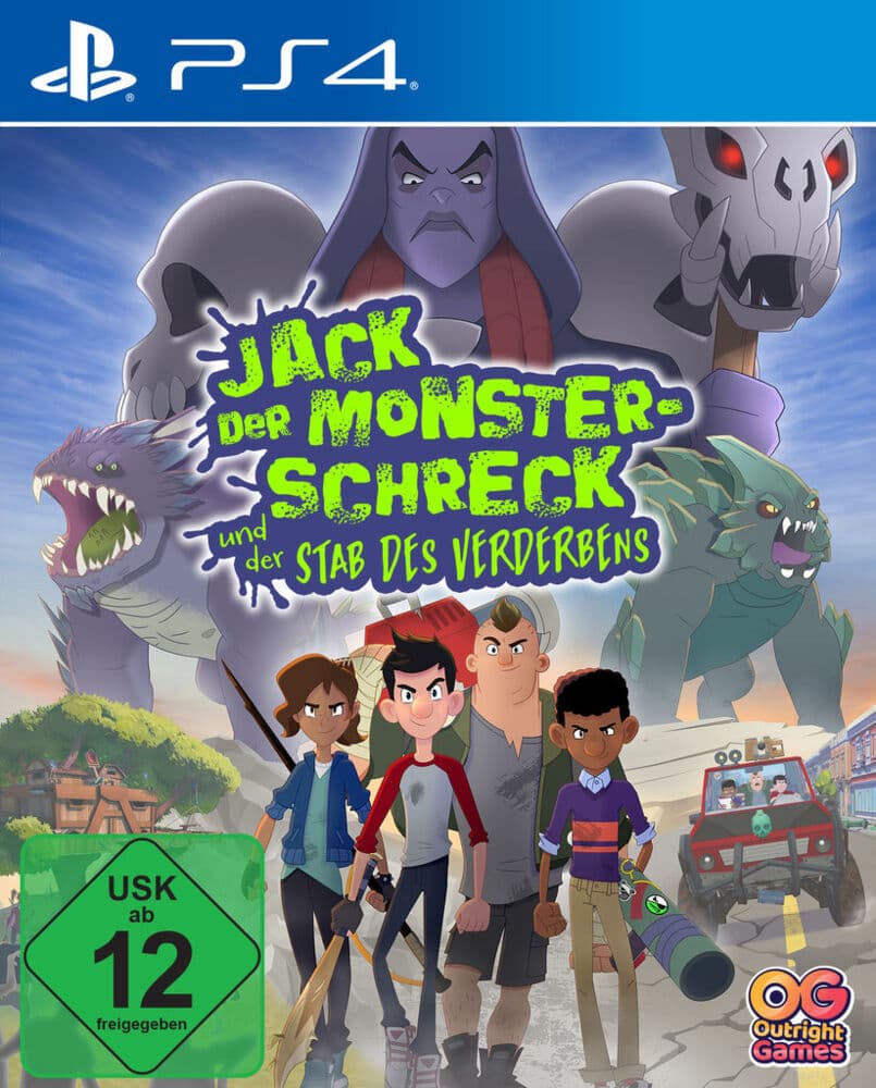 Jack, der Monsterschreck und der Stab des Verderbens, 1 PS4-Blu-Ray Disc