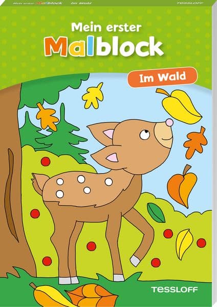 Mein erster Malblock. Im Wald