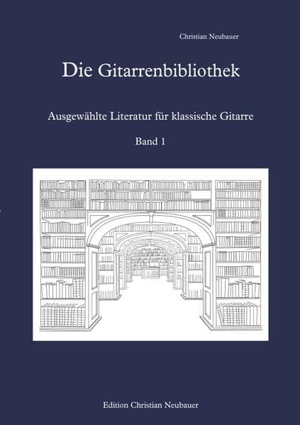 Die Gitarrenbibliothek - Ausgewählte Literatur für klassische Gitarre, Band 1: "Die Gitarrenbibliothek" beinhaltet, genau wie eine richtige Bibliothek, Werke aus verschiedenen Ländern und unterschiedlichen Epochen. Nach Schwierigkeitsgrad geordnet und mit Fingersätzen versehen.