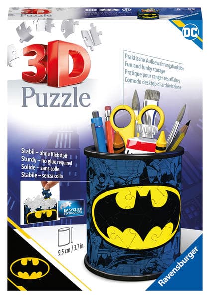 Ravensburger - 3D Puzzle - Utensilo - Batman, 54 Teile